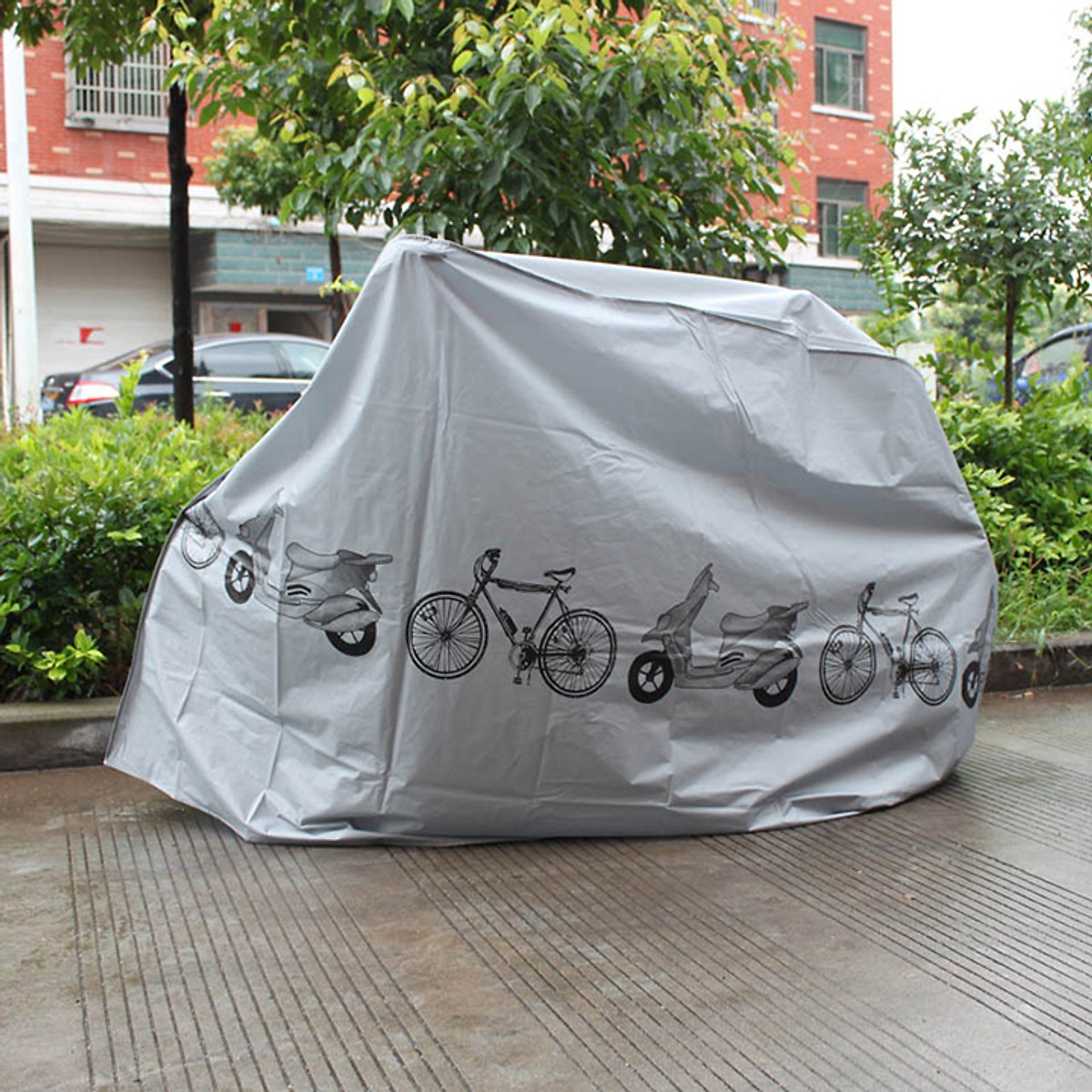 Bạt phủ xe máy chống nắng mưa